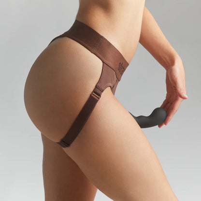 Strap-on-me - Harnais Heroine - Chocolat - Grand