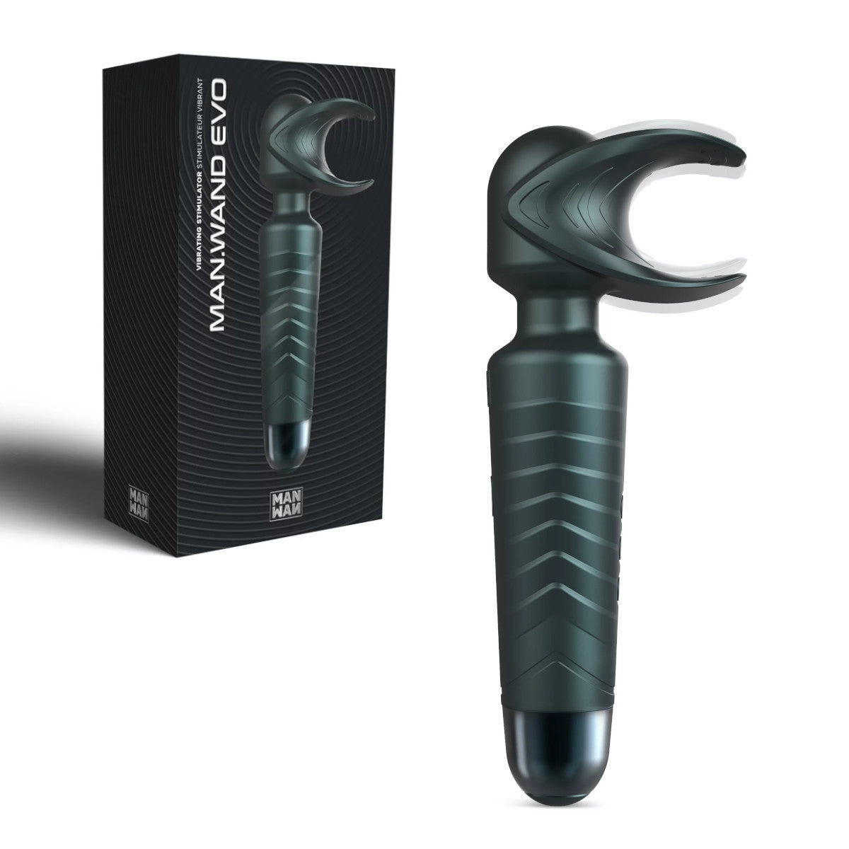 Man.Wand - Evo Stimulateur Vibrant - Gris