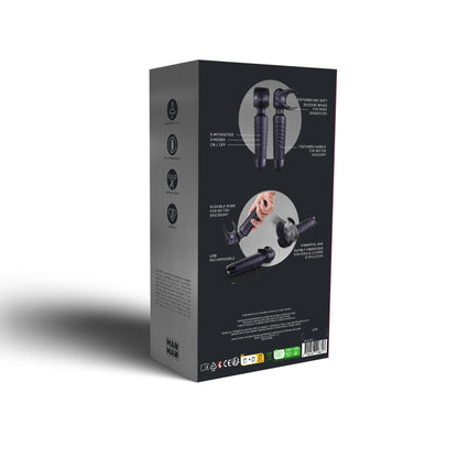 Man.Wand - Evo Stimulateur Vibrant - Noir