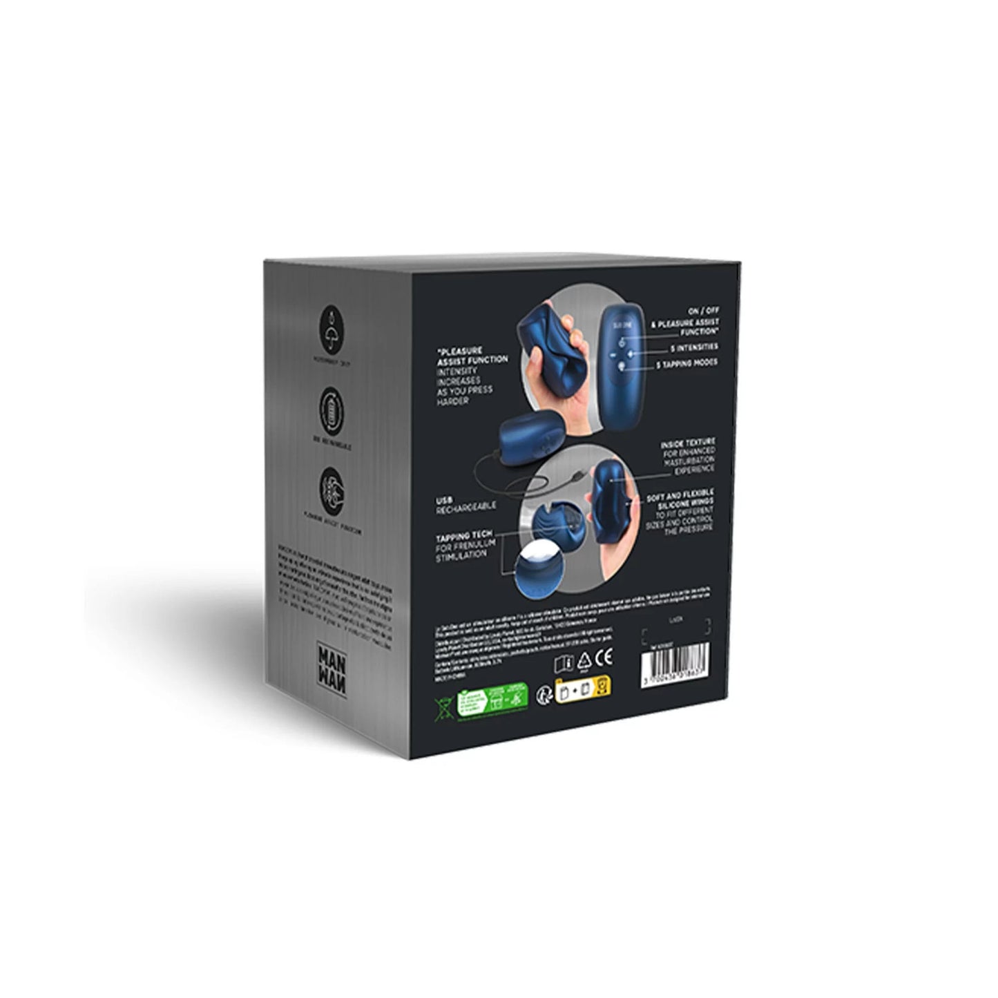 Man.Wand - Sub.One Stimulateur Tapotement - Bleu