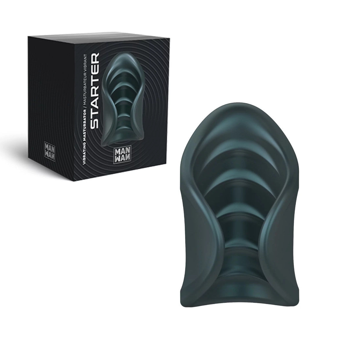 Man.Wand - Starter Masturbateur Vibrant - Gris