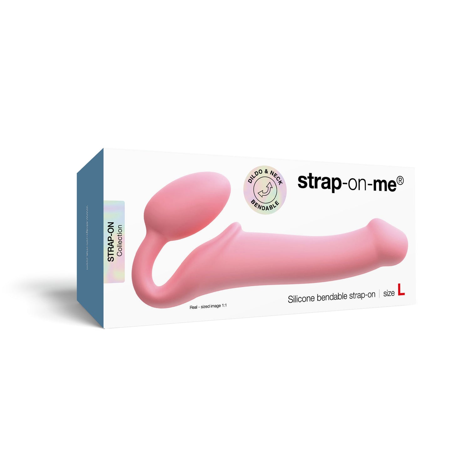Strap-on-me - Silicone Bendable Strap-On - Grand - Rose