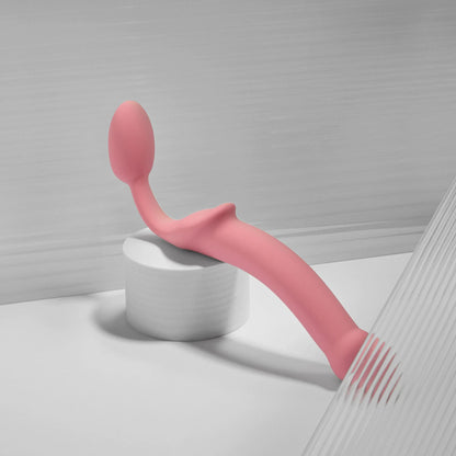 Strap-on-me - Silicone Bendable Strap-On - Grand - Rose