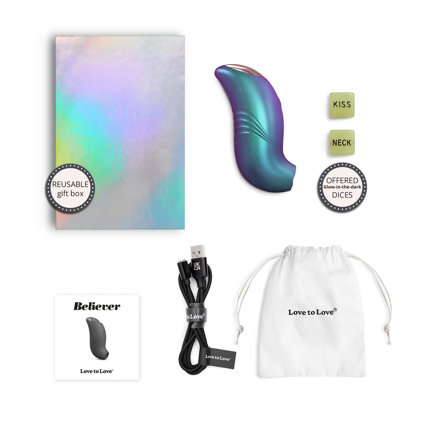 Love to Love - Believer - Turquoise