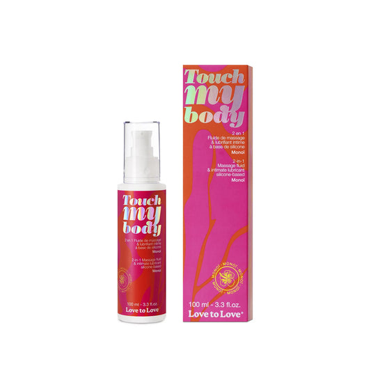 Touch My Body - 2-en-1 Fluide de Massage & Lubrifiant Intime - Monoï