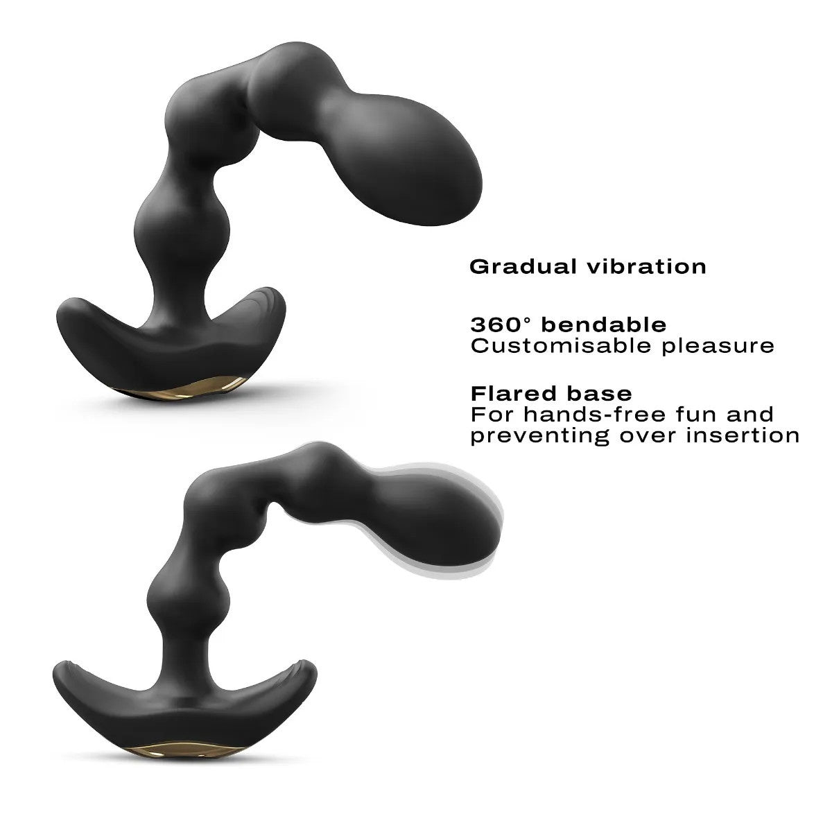 Dorcel - Flexi Balls Anal Beads - Noir