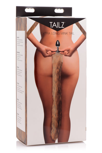 Tailz - Plug Anal En Métal Avec Queue De Vison Extra Longue - Blond