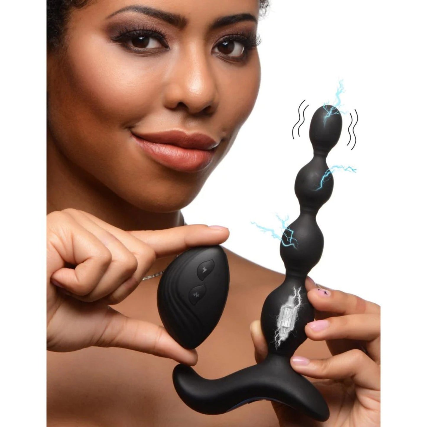 Zeus - E-Stim & Vibrating Silicone Shock Beads