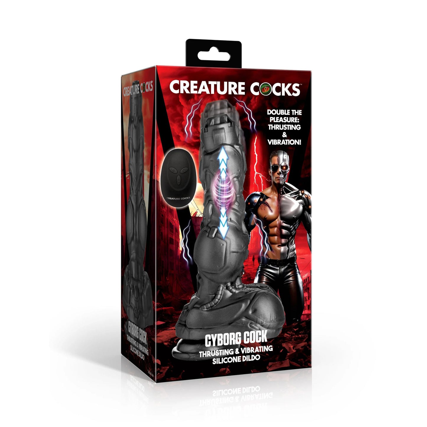 Creature Cock - Cyborg Cock Thrusting & Vibrating Dildo