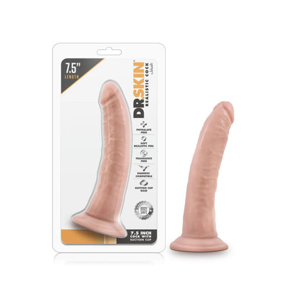 Dr. Skin - Dildo Réaliste 7.5po - Beige