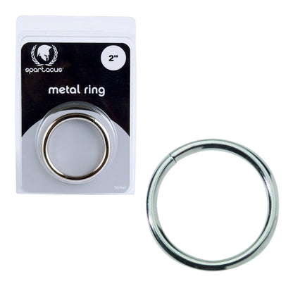 Spartacus - Nickel Cock Ring - 2 pouces