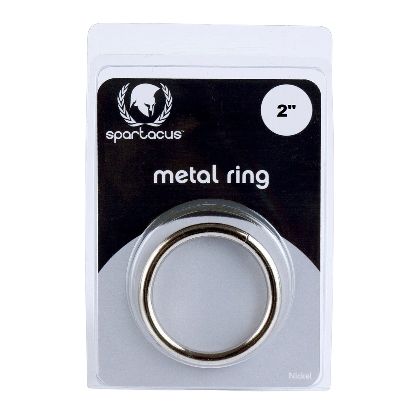 Spartacus - Nickel Cock Ring - 2 pouces