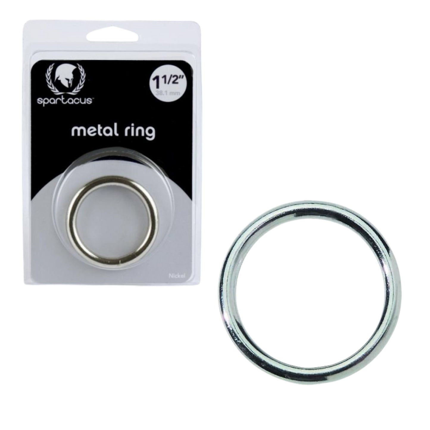 Spartacus - Nickel Cock Ring - 1.5 pouces