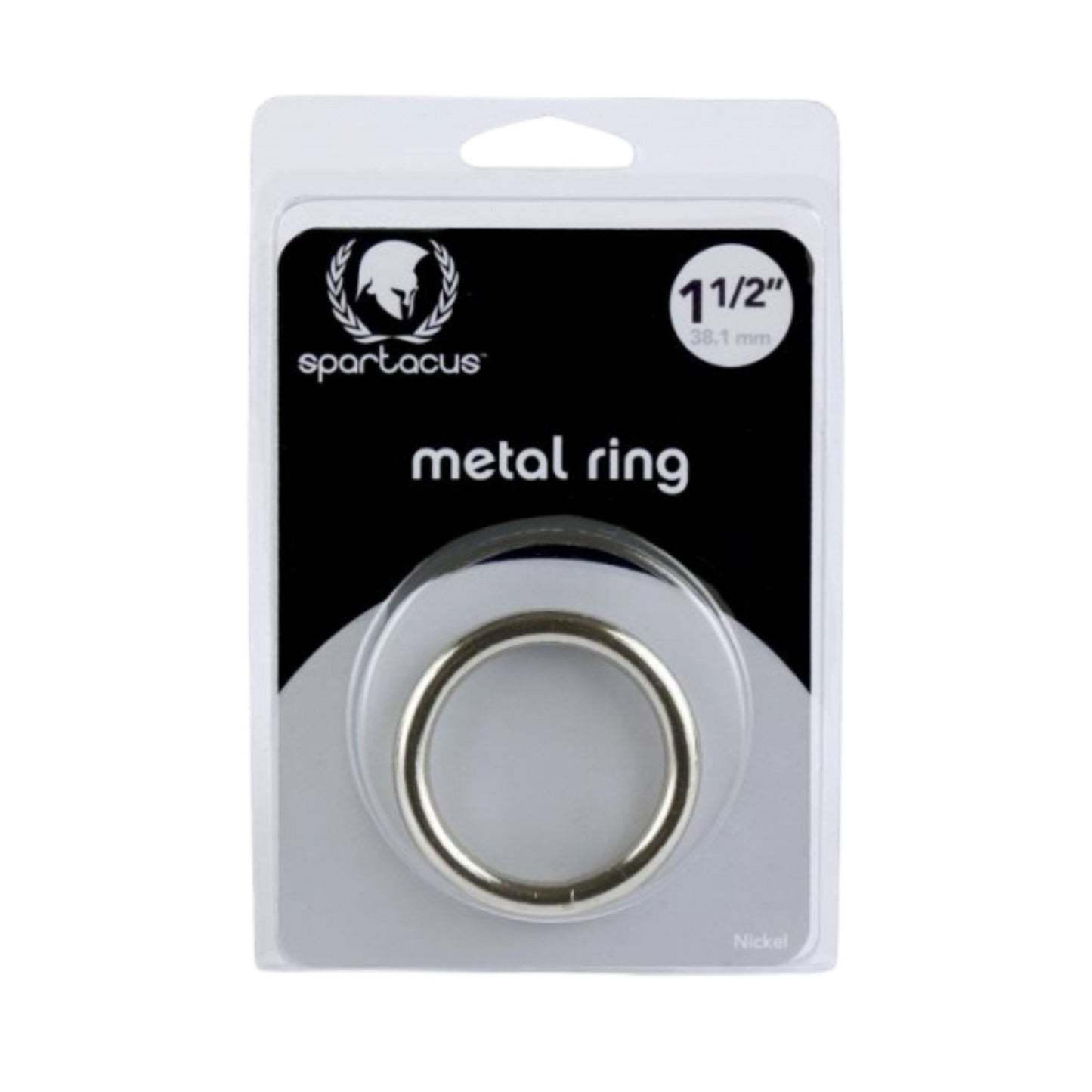 Spartacus - Nickel Cock Ring - 1.5 pouces
