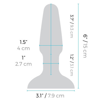 B-Vibe - Rimming Plug V2 - Turquoise