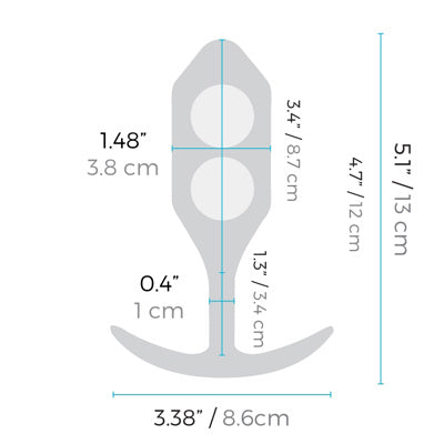 B-Vibe - Snug Plug 3 - Noir