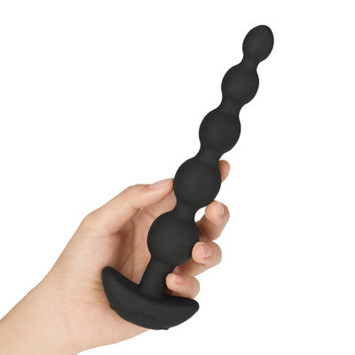 B-Vibe - Boules Anales Vibrantes Cinco - Noir