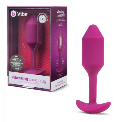 B-Vibe - Vibrating Snug Plug Médium - Rose