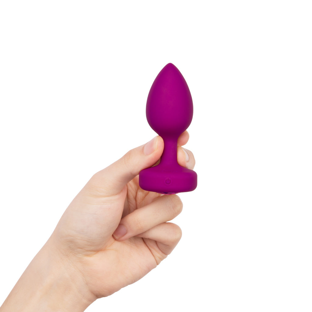 B-Vibe - Vibrating Jewel Plug - P/M - Ruby Rose