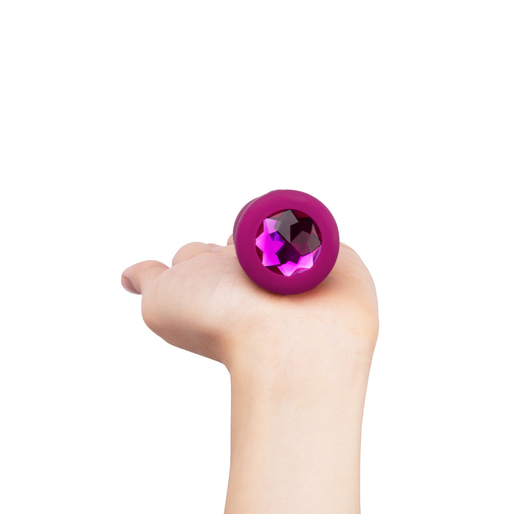 B-Vibe - Vibrating Jewel Plug - P/M - Ruby Rose