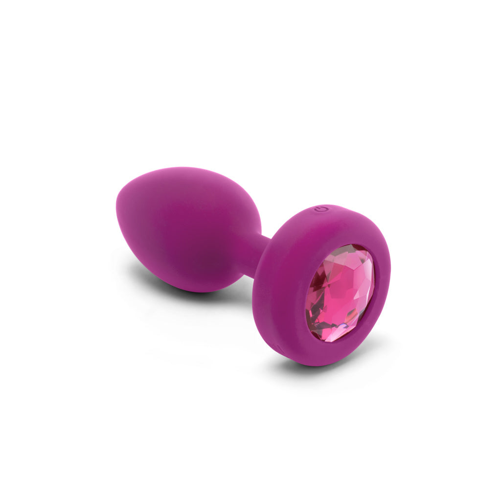 B-Vibe - Vibrating Jewel Plug - P/M - Ruby Rose
