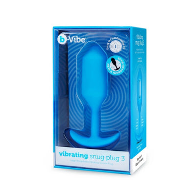 B-Vibe - Vibrating Snug Plug 3 - Blue