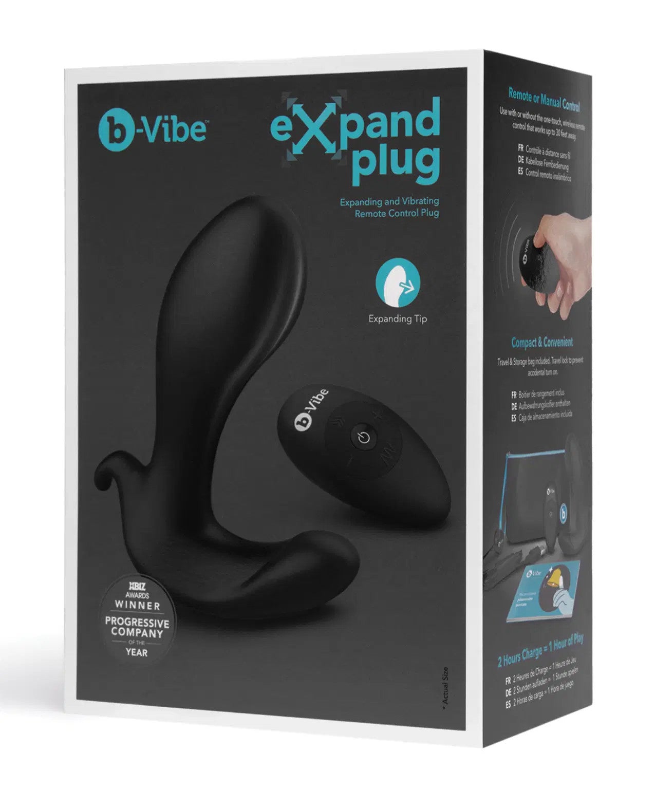 B-Vibe - Expand Plug - Noir