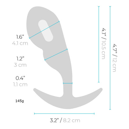 B-Vibe - Remote Control P-Spot Snug Plug 145g - Medium