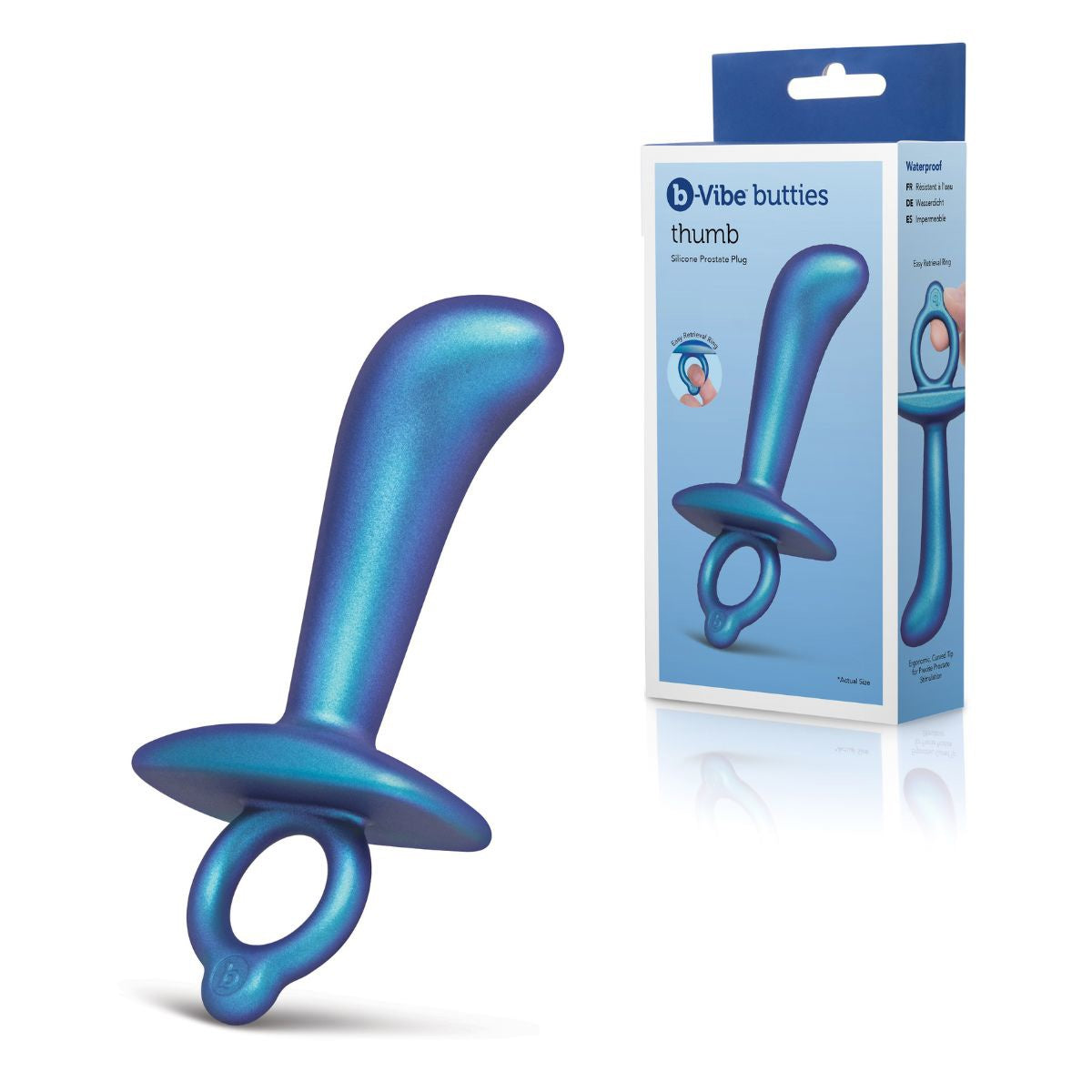 B-Vibe Butties - Thumb Silicone Prostate Plug