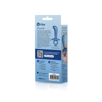 B-Vibe Butties - Thumb Silicone Prostate Plug