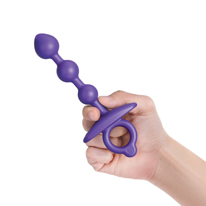 B-Vibe Butties - Zip Silicone Anal Beads