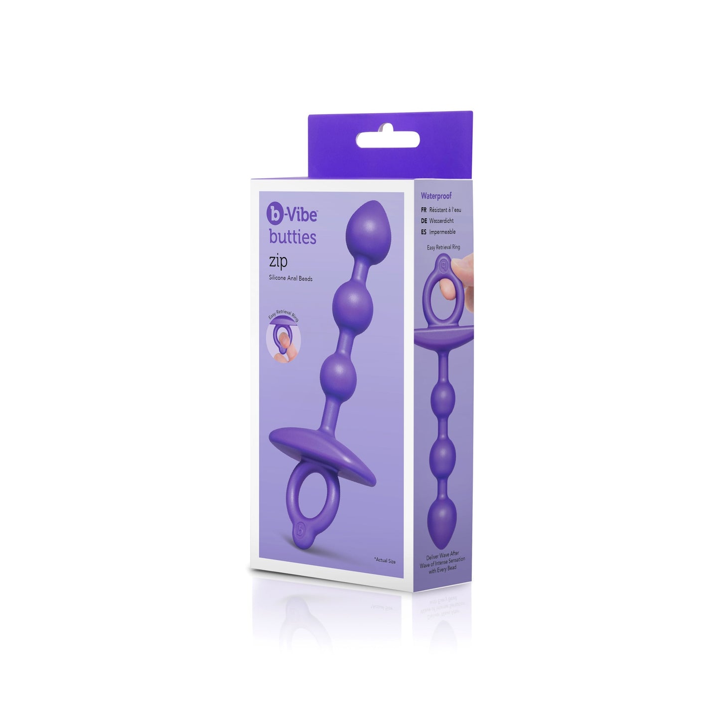 B-Vibe Butties - Zip Silicone Anal Beads