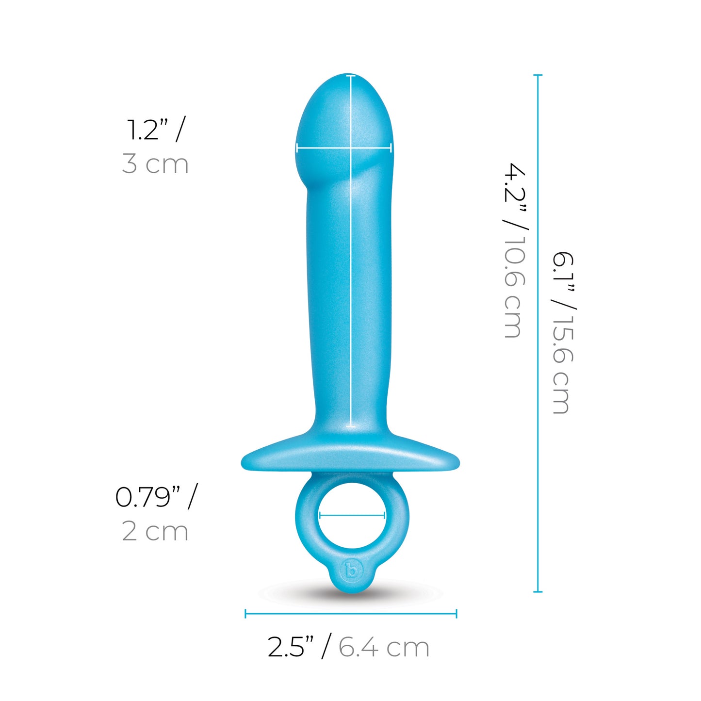 B-Vibe Butties - Lil Dil Silicone Anal Dildo