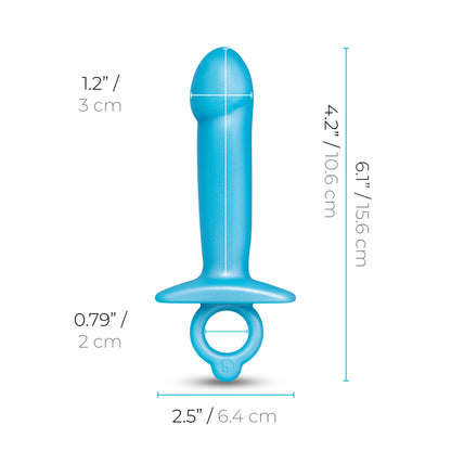 B-Vibe Butties - Lil Dil Silicone Anal Dildo