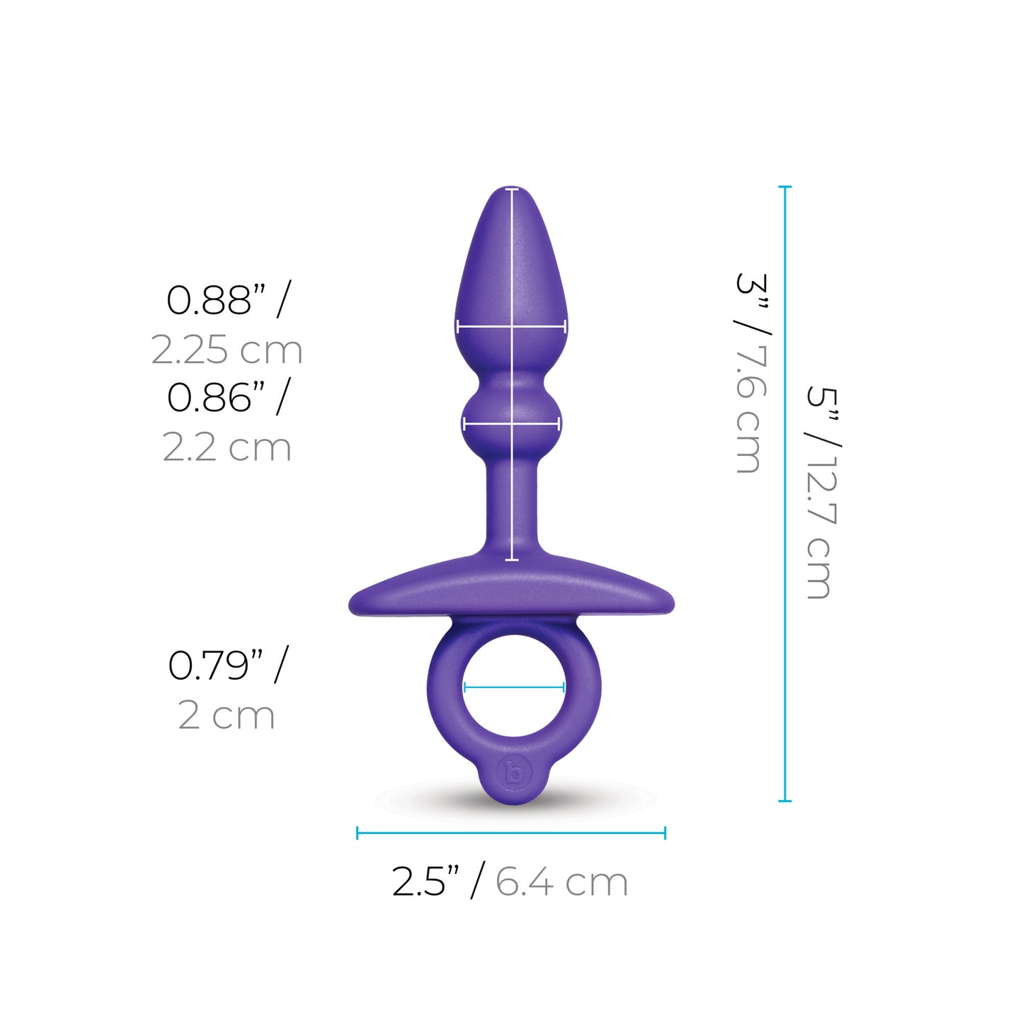 B-Vibe Butties - Dart Silicone Anal Plug