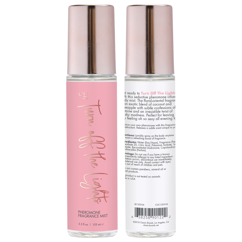 CG - Brume parfumée aux phéromones - Turn Off The Lights 3.5oz