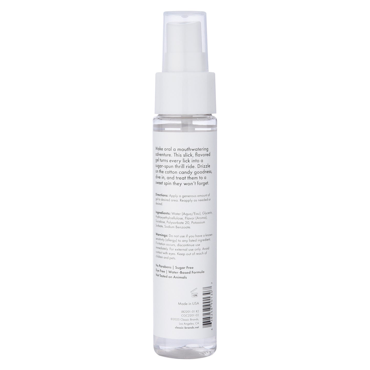 CG - Blow Me Gel Sexe Oral - Barbe à Papa 2oz