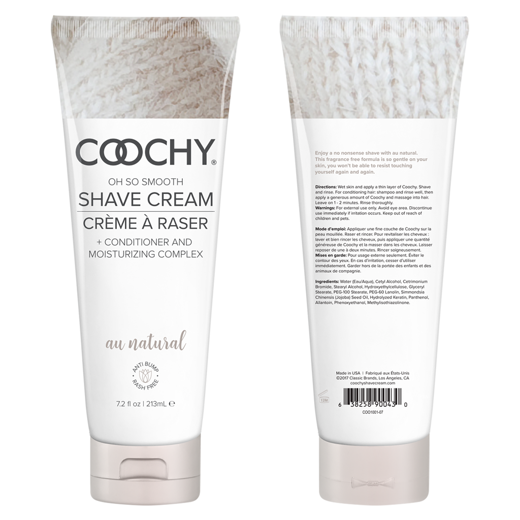 COOCHY - Crème à Raser - Naturel - 213ml