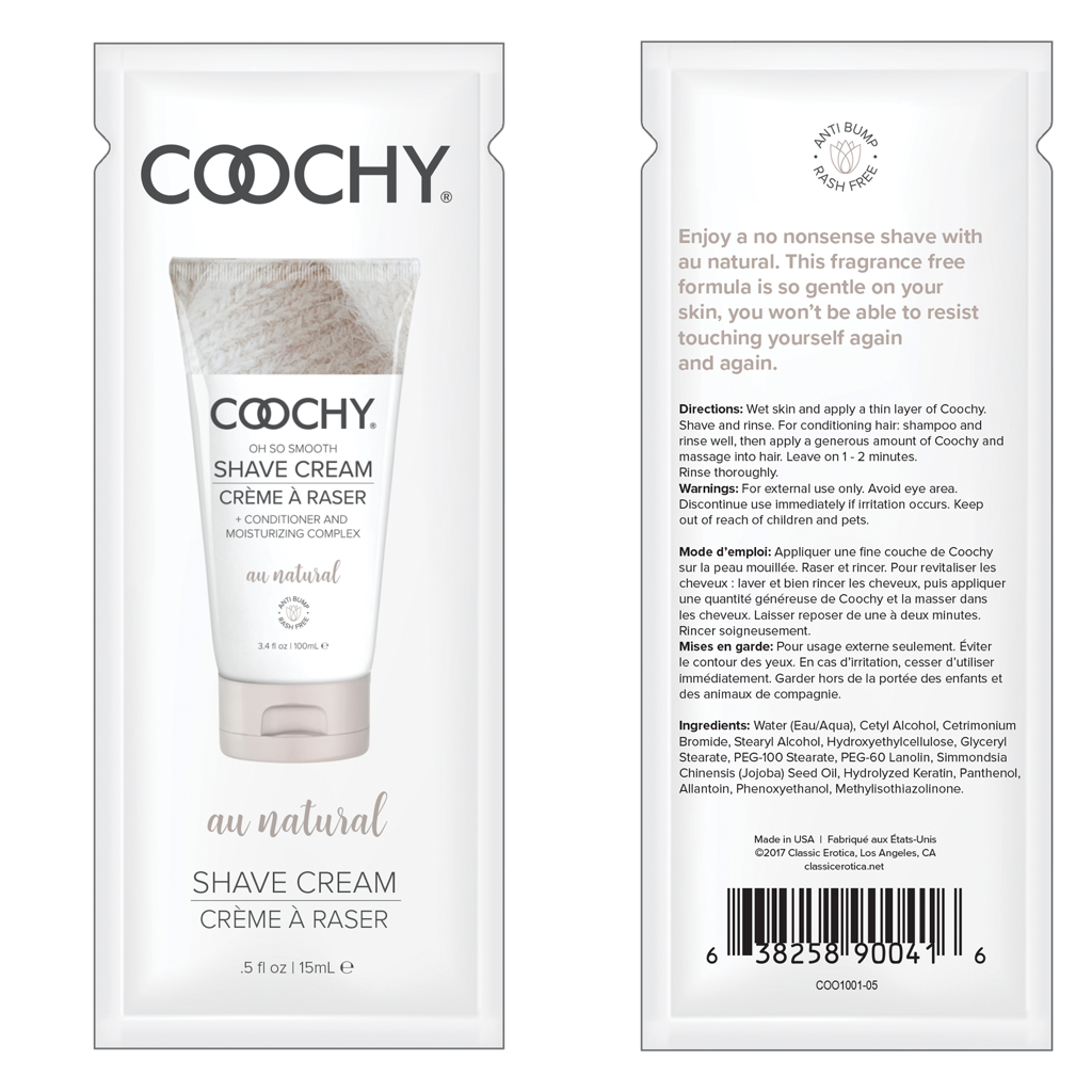 COOCHY - Crème à Raser - Naturel 24x15ml