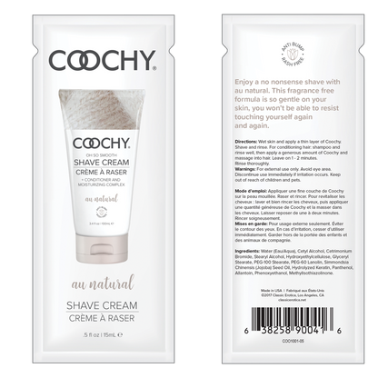 COOCHY - Crème à Raser - Naturel 24x15ml