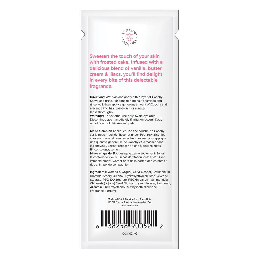 COOCHY - Crème à Raser - Gâteau Glacé 24x15ml