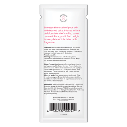 COOCHY - Crème à Raser - Gâteau Glacé 24x15ml