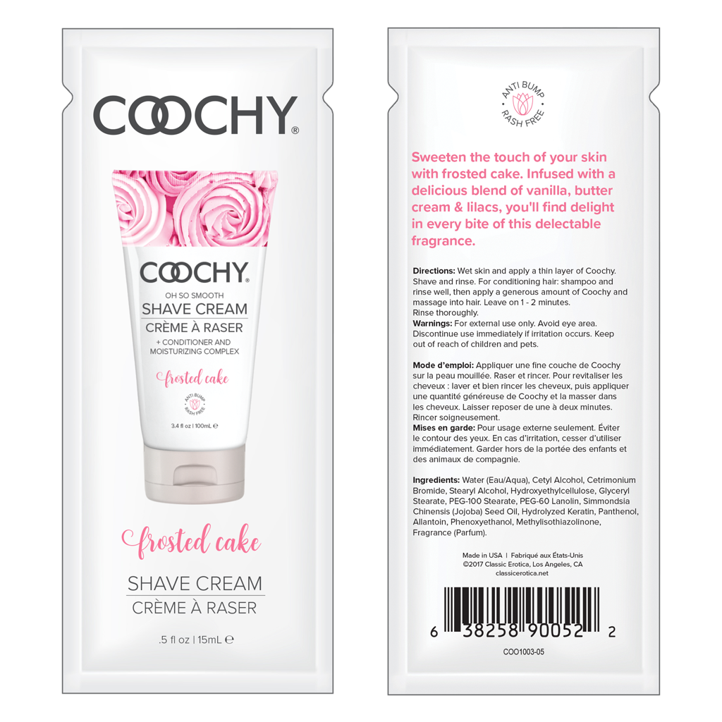 COOCHY - Crème à Raser - Gâteau Glacé 24x15ml