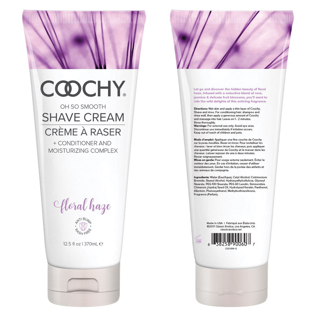 COOCHY - Crème à Raser - Brume Florale 370ml