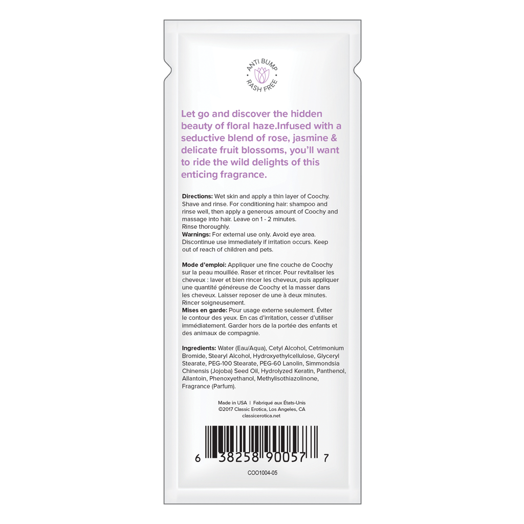 COOCHY - Crème à Raser - Brume Florale 24x15ml