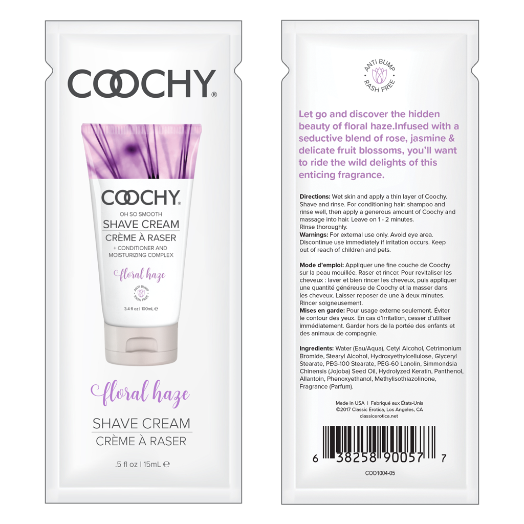 COOCHY - Crème à Raser - Brume Florale 24x15ml