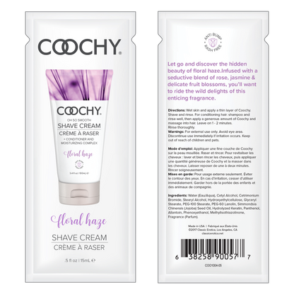 COOCHY - Crème à Raser - Brume Florale 24x15ml