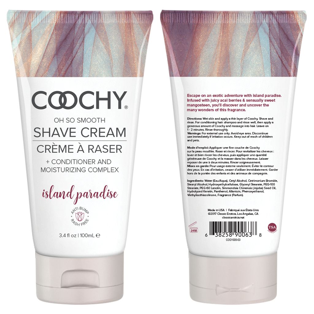 COOCHY - Crème à Raser - Ile Paradisiaque 100ml