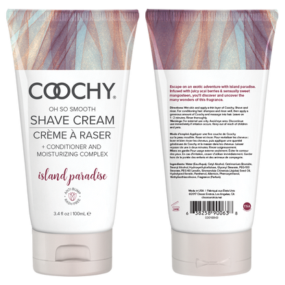 COOCHY - Crème à Raser - Ile Paradisiaque 100ml