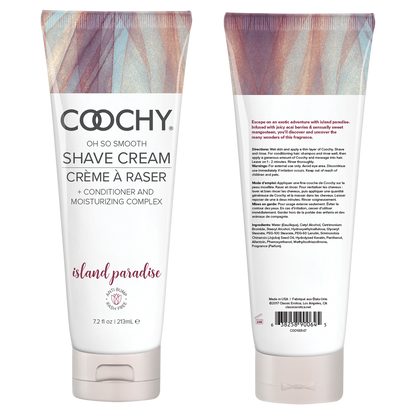 COOCHY - Crème à Raser - Ile Paradisiaque 213ml